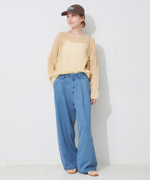 SLOBE IENA（スローブイエナ）の「made some sports wear for SLOBE IENA ロゴキャップ（キャップ・レディース・イエロー/ネイビー/ホワイト/ブラウン/ダークブルー/イエロー系・FREE）」の13枚目の写真