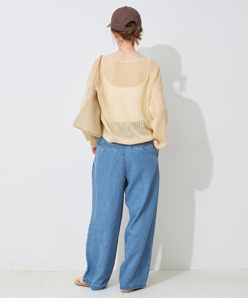 SLOBE IENA（スローブイエナ）の「made some sports wear for SLOBE IENA ロゴキャップ（キャップ・レディース・イエロー/ネイビー/ホワイト/ブラウン/ダークブルー/イエロー系・FREE）」の11枚目の写真