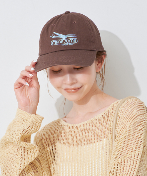 SLOBE IENA（スローブイエナ）の「made some sports wear for SLOBE IENA ロゴキャップ（キャップ・レディース・イエロー/ネイビー/ホワイト/ブラウン/ダークブルー/イエロー系・FREE）」の10枚目の写真