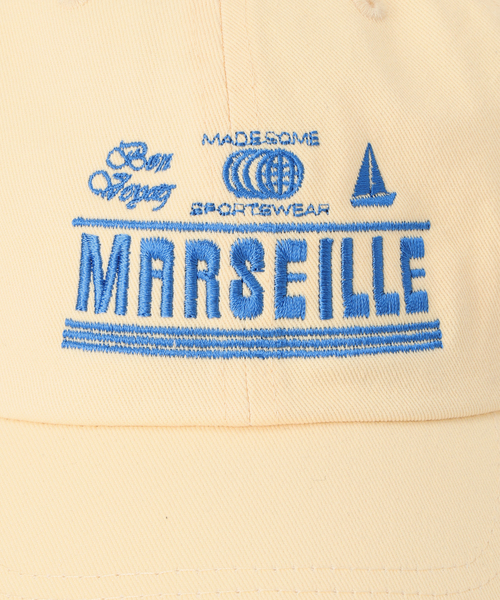 SLOBE IENA（スローブイエナ）の「made some sports wear for SLOBE IENA ロゴキャップ（キャップ・レディース・イエロー/ネイビー/ホワイト/ブラウン/ダークブルー/イエロー系・FREE）」の17枚目の写真