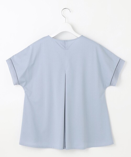 tシャツ 「洗える・接触冷感」プレーティングジャージー フレア カットソー レディース 洗える・接触冷感】プレーティングジャージー フレア カットソー