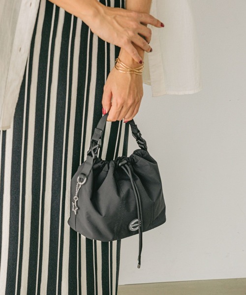 BAYFLOW(ベイフロー)の「マルチWAYロープコードショルダーバッグ(ショルダーバッグ・レディース・アイボリー/イエロー/グレー/ブラック・FREE)」の6枚目の写真