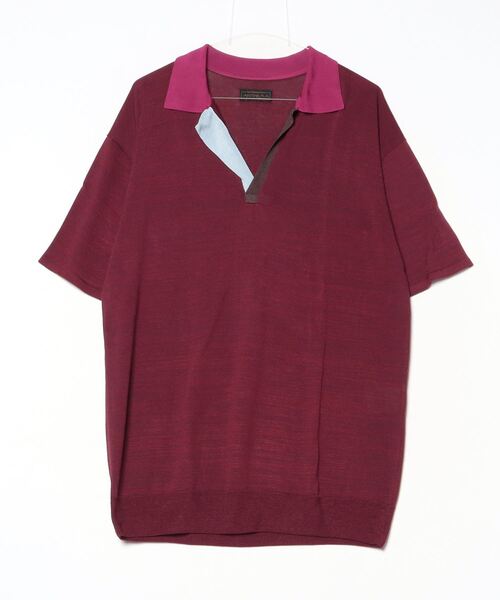 ANTHEM A / アンセム エー / COLOR BLOCKING SKIPPER KNIT