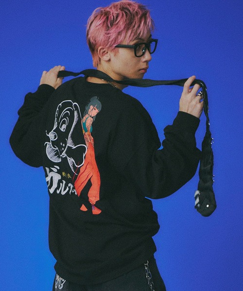 GALFY(ガルフィー)の「【GALFY/ガルフィー】謎アニメロンT(Tシャツ/カットソー・メンズ・ブルー/ブラック/ホワイト・XL/L)」の13枚目の写真