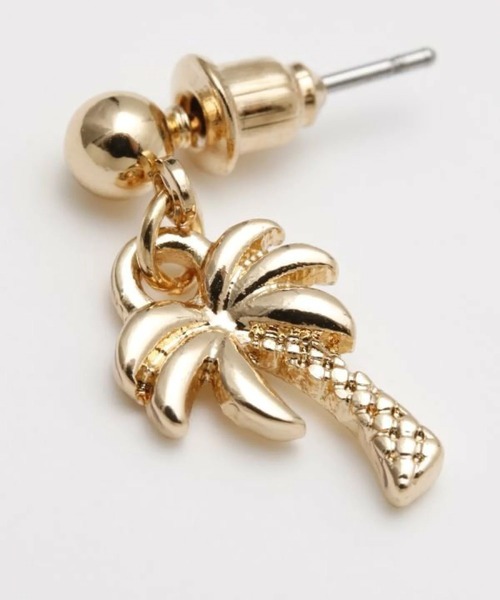 AMINA COLLECTION（アミナコレクション）の「Kahiko/カヒコ ピアス パームツリー 3組セット 4CBZ5103（ピアス（両耳用）・レディース・シルバー/ゴールド・FREE）」の8枚目の写真