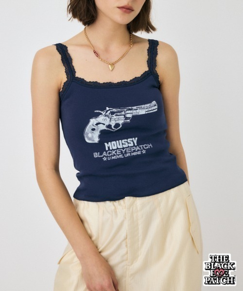 MOUSSY BEP GUN GRAPHIC キャミソール BEP GUN GRAPHIC キャミソール（キャミソール）｜MOUSSY
