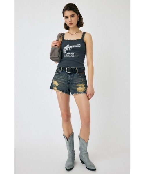 MOUSSY（マウジー）の「BEP GUN GRAPHIC キャミソール