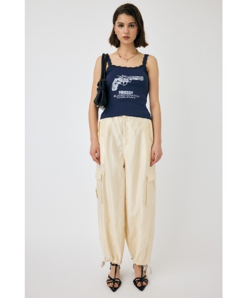 MOUSSY BEP GUN GRAPHIC キャミソール ブラウン MOUSSY BEP GUN GRAPHIC キャミソール ブラウン
