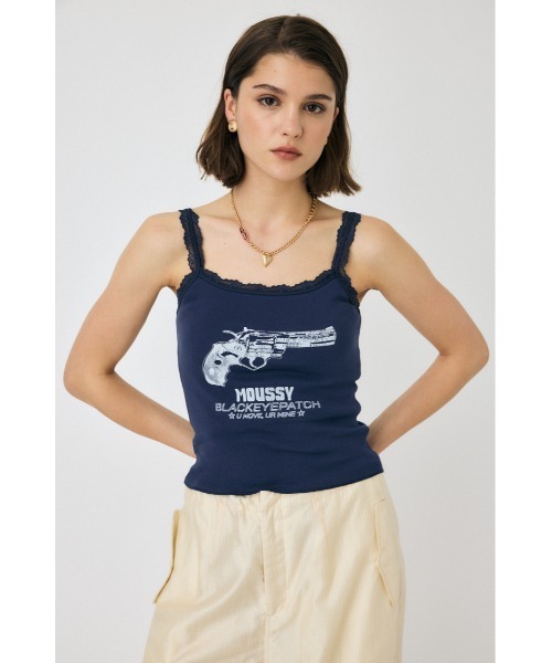 MOUSSY BEP GUN GRAPHIC キャミソール BEP GUN GRAPHIC キャミソール（キャミソール）｜MOUSSY