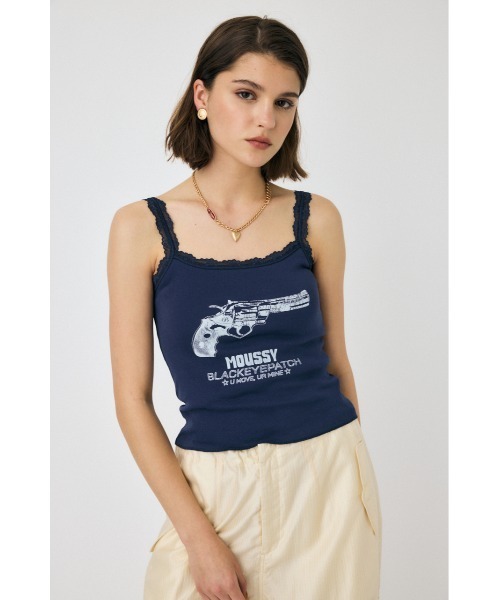 MOUSSY BEP GUN GRAPHIC キャミソール BEP GUN GRAPHIC キャミソール（キャミソール）｜MOUSSY