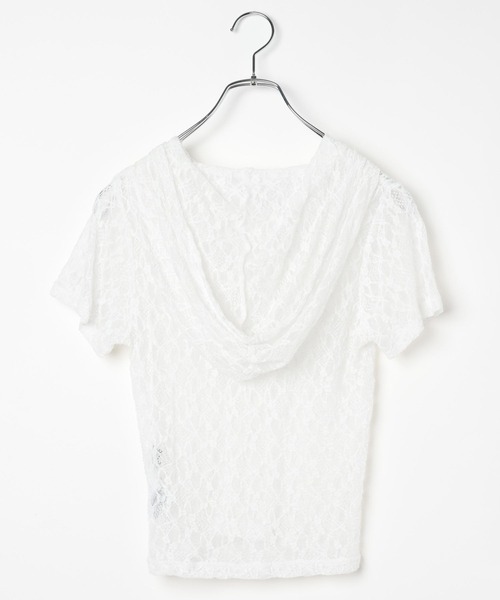 tシャツ 3.3 Field Trip／レースフーディー レディース セール】3.3 Field Trip／レース半袖フーディー（Tシャツ