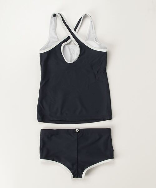 ROXY（ロキシー）の「ロキシー ROXY MINI DEEP WATER（水着・キッズ・ブラック/ネイビー・130cm/140cm/150cm）」の3枚目の写真