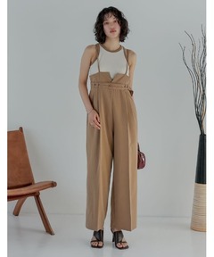 conte コンテ フロントVネックオールインワン 新品】 conte / コンテ | Vネック オールインワン | F | グレー
