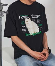 CONTACT（コンタクト）の「【CONTACT】アニマルプリントTシャツ  215530 WINS（Tシャツ/カットソー）」