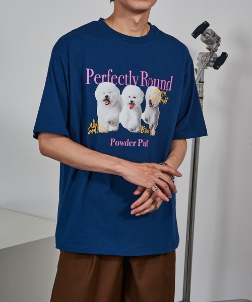 PERSONSOUL*Animals T-Shirt プリント ルーズTシャツ カジュアル T-SHIRT - personsoul