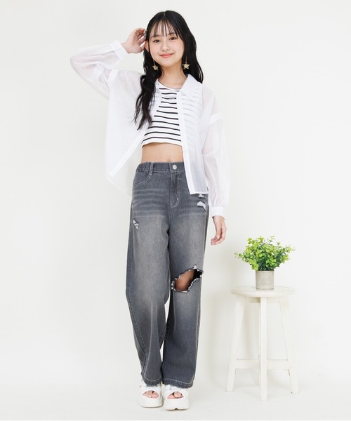 【2025SS新作】美品★BEAUTY&YOUTH カラーデニムパンツ ピンク ニッセン パンツ スキニーパンツ 大きいサイズ レディース