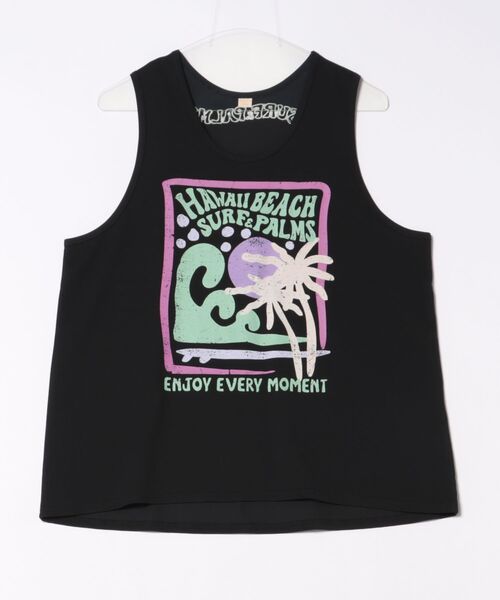 Kahiko(カヒコ)の「【Kahiko】SURF&Palms ムーアタンクトップ(タンクトップ・レディース・ベージュ/ベージュ系その他/ホワイト系その他/ホワイト/ブラック系その他/ブラック・FREE)」の4枚目の写真