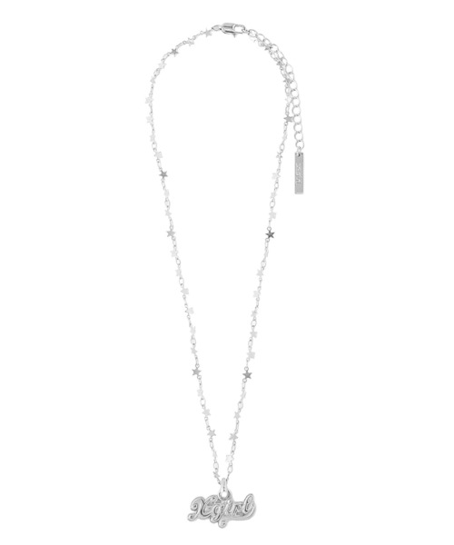 X-girl（エックスガール）の「STAR CHAIN NECKLACE（ネックレス・レディース・シルバー/ゴールド・ONE SIZE）」の2枚目の写真