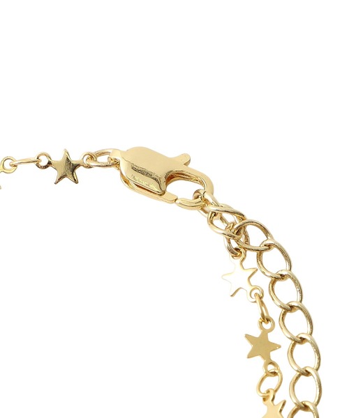 X-girl（エックスガール）の「STAR CHAIN NECKLACE（ネックレス・レディース・シルバー/ゴールド・ONE SIZE）」の6枚目の写真