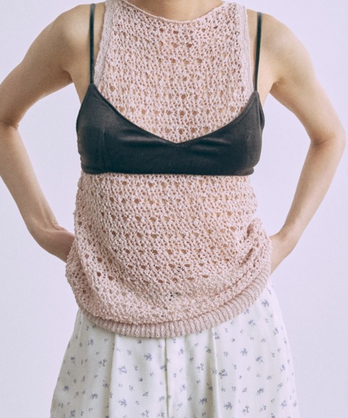 EN NEUME（エンノイム）の「Velor Healthy Bra Top（その他トップス・レディース・チャコールグレー/イエロー/ブラウン/ピンク/グリーン・FREE）」の20枚目の写真