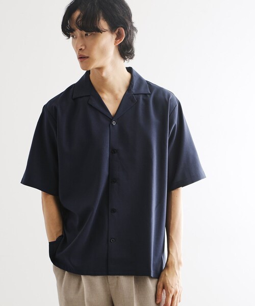 tk.TAKEO KIKUCHI(ティーケータケオキクチ)の「◆【マシンウォッシャブル/吸水速乾】ポリトロシャツ セットアップ対応(シャツ/ブラウス・メンズ・ブラック/グレー系1/ネイビー系1/モスグリーン・02/03/04)」の17枚目の写真