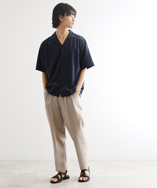 tk.TAKEO KIKUCHI(ティーケータケオキクチ)の「◆【マシンウォッシャブル/吸水速乾】ポリトロシャツ セットアップ対応(シャツ/ブラウス・メンズ・ブラック/グレー系1/ネイビー系1/モスグリーン・02/03/04)」の19枚目の写真