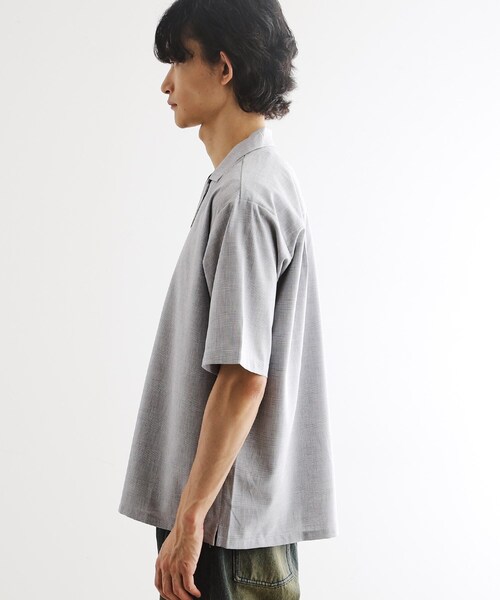 tk.TAKEO KIKUCHI(ティーケータケオキクチ)の「◆【マシンウォッシャブル/吸水速乾】ポリトロシャツ セットアップ対応(シャツ/ブラウス・メンズ・ブラック/グレー系1/ネイビー系1/モスグリーン・02/03/04)」の22枚目の写真