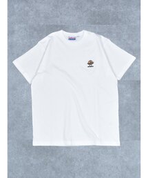 【California T-shirt】フードワンポイント刺繍Tシャツ ショートスリーブTシャツ 半袖Tシャツ