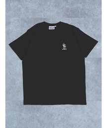 【California T-shirt】フードワンポイント刺繍Tシャツ ショートスリーブTシャツ 半袖Tシャツ