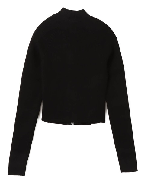 adidas(アディダス)の「adidas ADICOLOR 3 STRIPES SLIM KNIT TRACK TOP / アディダス アディカラー 3 ストライプス スリム ニット トラック トップ(ニット/セーター・レディース・ブラック・L/M/S)」の8枚目の写真