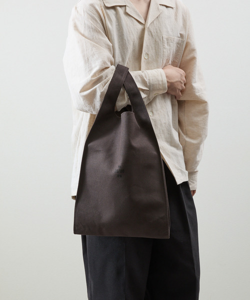 20/80(テゥエンティーエイティー)の「20/80 トゥエンティーエイティー / CANVAS #8 GROCERY BAG 8号キャンバスグローサリーバッグ トートバッグ コンビニエンスバッグ / T075(トートバッグ・メンズ・グレー/ブラック/ダークブラウン/ベージュ・FREE)」の4枚目の写真