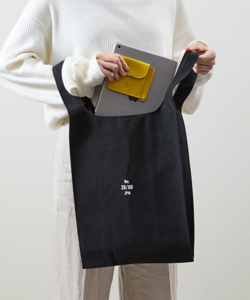 20/80(テゥエンティーエイティー)の「20/80 トゥエンティーエイティー / CANVAS #8 GROCERY BAG 8号キャンバスグローサリーバッグ トートバッグ コンビニエンスバッグ / T075(トートバッグ・メンズ・グレー/ブラック/ダークブラウン/ベージュ・FREE)」の2枚目の写真