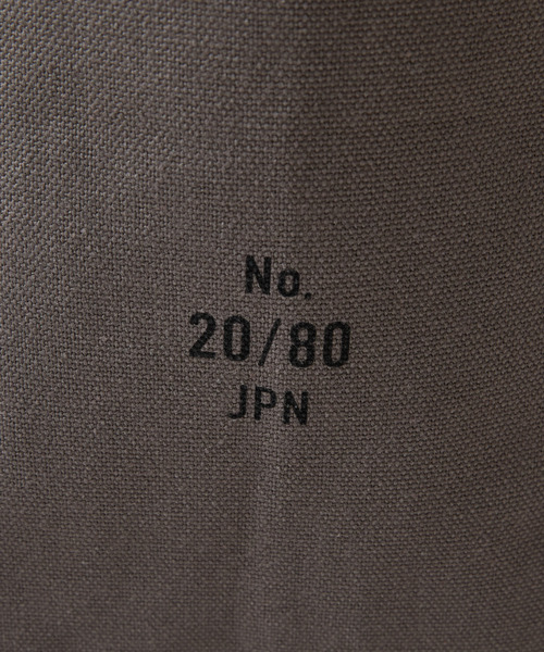 20/80(テゥエンティーエイティー)の「20/80 トゥエンティーエイティー / CANVAS #8 GROCERY BAG 8号キャンバスグローサリーバッグ トートバッグ コンビニエンスバッグ / T075(トートバッグ・メンズ・グレー/ブラック/ダークブラウン/ベージュ・FREE)」の21枚目の写真