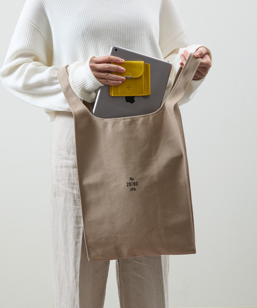 20/80(テゥエンティーエイティー)の「20/80 トゥエンティーエイティー / CANVAS #8 GROCERY BAG 8号キャンバスグローサリーバッグ トートバッグ コンビニエンスバッグ / T075(トートバッグ・メンズ・グレー/ブラック/ダークブラウン/ベージュ・FREE)」の5枚目の写真