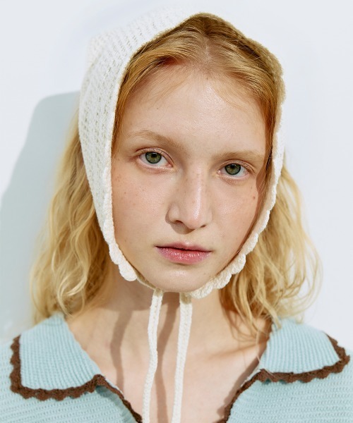 clor(クロル)の「CROCHET CIRCLE KERCHIEF(その他ヘアアクセサリー・レディース・クリーム・ONE SIZE)」の2枚目の写真