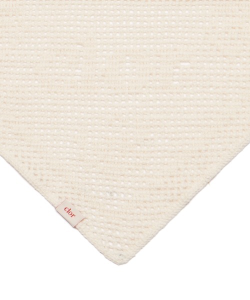 clor(クロル)の「CROCHET CIRCLE KERCHIEF(その他ヘアアクセサリー・レディース・クリーム・ONE SIZE)」の5枚目の写真