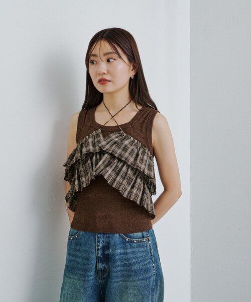 Kastane(カスタネ)の「チェックラップベルト(ベルト・レディース・ブラック/ブラウン・FREE)」の4枚目の写真