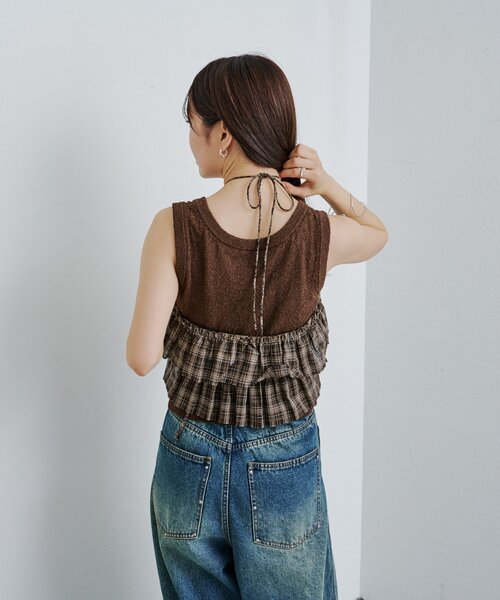 Kastane(カスタネ)の「チェックラップベルト(ベルト・レディース・ブラック/ブラウン・FREE)」の6枚目の写真