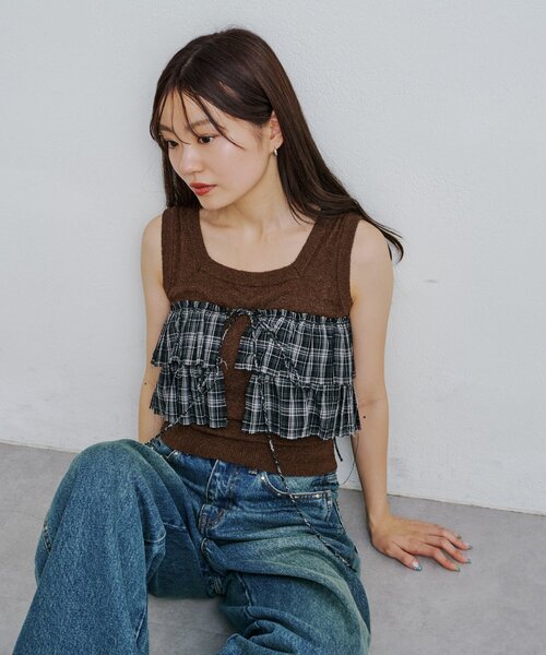 Kastane(カスタネ)の「チェックラップベルト(ベルト・レディース・ブラック/ブラウン・FREE)」の18枚目の写真