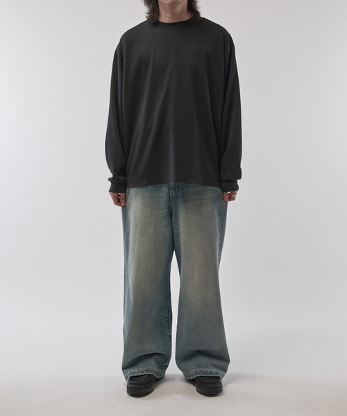 Lui's（ルイス）の「ピグメントポンチカットソー（Tシャツ/カットソー・メンズ・ブラック/ブラウン・S/M）」の16枚目の写真