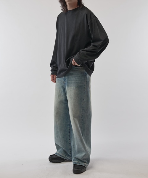 Lui's（ルイス）の「ピグメントポンチカットソー（Tシャツ/カットソー・メンズ・ブラック/ブラウン・S/M）」の17枚目の写真