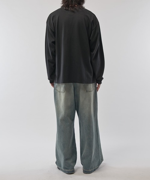 Lui's（ルイス）の「ピグメントポンチカットソー（Tシャツ/カットソー・メンズ・ブラック/ブラウン・S/M）」の18枚目の写真