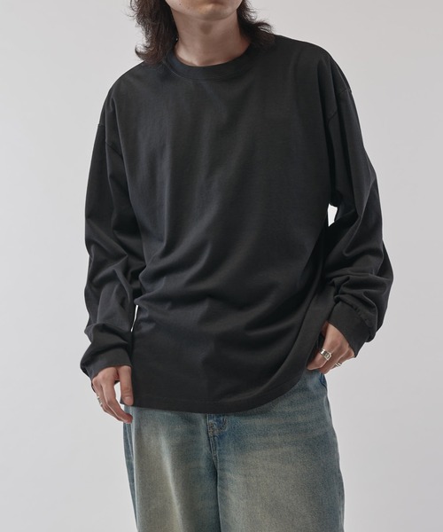 Lui's（ルイス）の「ピグメントポンチカットソー（Tシャツ/カットソー・メンズ・ブラック/ブラウン・S/M）」の12枚目の写真