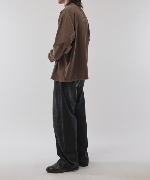 Lui's（ルイス）の「ピグメントポンチカットソー（Tシャツ/カットソー・メンズ・ブラック/ブラウン・S/M）」の7枚目の写真