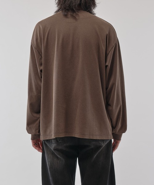 Lui's（ルイス）の「ピグメントポンチカットソー（Tシャツ/カットソー・メンズ・ブラック/ブラウン・S/M）」の4枚目の写真