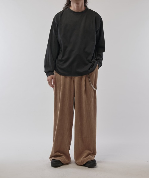 Lui's（ルイス）の「ピグメントポンチカットソー（Tシャツ/カットソー・メンズ・ブラック/ブラウン・S/M）」の9枚目の写真