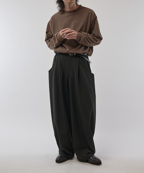 Lui's（ルイス）の「ピグメントポンチカットソー（Tシャツ/カットソー・メンズ・ブラック/ブラウン・S/M）」の10枚目の写真