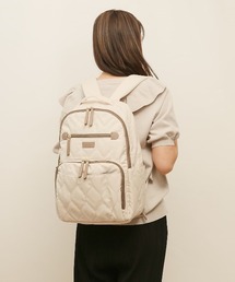バックパック/リュック（ホワイト/白色系・キルティング）ファッション