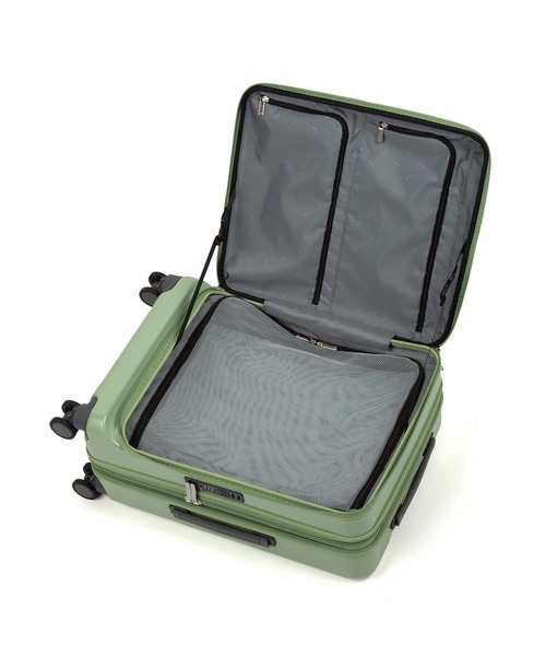 ace.(エース)の「スーツケース ディフェレンス 49/57L 容量拡張 キャスターストッパー フロントオープン 2wayオープン式 05722(スーツケース/キャリーバッグ・メンズ・ブラック/ブルー/ホワイト/グリーン・M)」の16枚目の写真