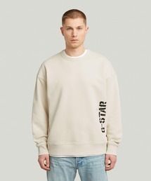 Sprayed 89 Loose Sweater/ステンシルグラフィックロゴルーズスウェット/トレーナー